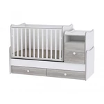 Kép 2/3 - Lorelli Trend PLUS kombi ágy 70x165 + Exclusive szekrény - White & Artwood