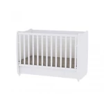 Kép 2/4 - Lorelli Dream kiságy 60x120 + Cupboard pelenkázó komód + Exclusive szekrény - White