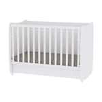 Kép 2/4 - Lorelli Dream kiságy 70x140 + Komód + Exclusive szekrény - White