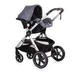 Kép 4/10 - Chipolino Aspen 3az1ben multifunkciós babakocsi - Graphite