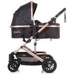 Kép 3/7 - Chipolino Estelle babakocsi mózessé alakítható sport résszel + autóshordozó 0-13kg - Ebony