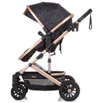 Kép 6/7 - Chipolino Estelle babakocsi mózessé alakítható sport résszel + autóshordozó 0-13kg - Ebony