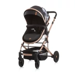 Kép 2/3 - Chipolino Estelle babakocsi mózessé alakítható sport résszel + autóshordozó 0-13kg - Leaves
