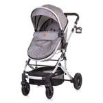 Kép 6/10 - Chipolino Estelle babakocsi mózessé alakítható sport résszel + autóshordozó 0-13kg - Glacier