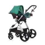 Kép 8/10 - Chipolino Havana babakocsi mózessé alakítható sport résszel + autóshordozó 0-13kg - Aloe