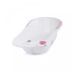 Kép 2/7 - Chipolino Vela kád babatartóval és leeresztő dugóval 87cm + kádállvány - Pink