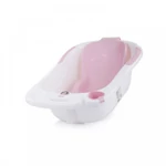 Kép 3/7 - Chipolino Vela kád babatartóval és leeresztő dugóval 87cm + kádállvány - Pink
