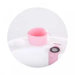 Kép 4/7 - Chipolino Vela kád babatartóval és leeresztő dugóval 87cm + kádállvány - Pink
