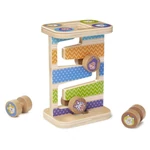 Kép 1/3 - Melissa & Doug fa készségfejlesztő játék, cikk-cakk torony