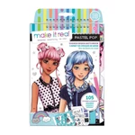 Kép 1/2 - Make It Real Divattervező vázlatfüzet, Pasztel Pop