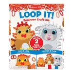 Kép 1/3 - Melissa & Doug kreatív játék kezdőknek, hurkold! - farmállatka bábok