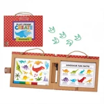 Kép 3/4 - Melissa & Doug letörölhető rajz és mágneses játékkészlet dínók