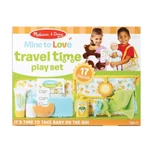 Kép 1/3 - Melissa & Doug Babák és babaházak, Babával utazunk játékszett