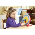 Kép 3/3 - Melissa & Doug fa készségfejlesztő játék, forgasd és olvasd, óratanuló