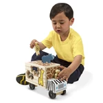 Kép 1/2 - Melissa & Doug Fa készségfejlestő játék, Állatos formaillesztő
