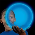Kép 2/2 - Világító Tiny Glo Wubble, 30 cm - kék