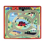Kép 1/3 - Melissa & Doug Játszószőnyeg 100x90 cm, város