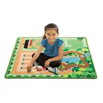 Kép 2/2 - Melissa & Doug Játszószőnyeg 100x90 cm, lovak