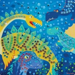 Kép 2/3 - Sycomore Stick n fun mozaikkép készítő - dinoszaurusz