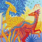 Kép 3/3 - Sycomore Stick n fun mozaikkép készítő - dinoszaurusz