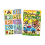 Kép 2/2 - Orchard Toys Keress és találj... Számok puzzle, 2x10 db-os