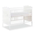 Kép 2/6 - Klups Marsell kiságy 60x120 + komód - fehér