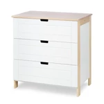 Kép 7/7 - Klups Iwo kiságy ágyneműtartóval 60x120 + komód - fehér&fenyő