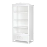 Kép 3/10 - Klups Marsell kiságy leesésgátlóval és ágyneműtartóval 70x140 + nyitott állószekrény - fe