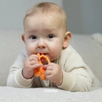 Kép 4/8 - Baboo baba szilikon fogzást könnyítő rágóka, Rákocska, 4 hónapos kortól
