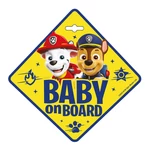 Kép 1/2 - Seven Polska Baby on board tábla - Mancs Őrjárat fiú