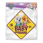 Kép 2/2 - Seven Polska Baby on board tábla - Mancs Őrjárat lány