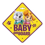 Kép 1/2 - Seven Polska Baby on board tábla - Mancs Őrjárat lány