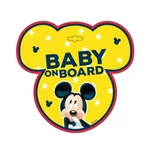 Kép 1/2 - Seven Polska Baby on board tábla - MICKEY