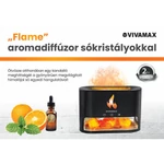 Kép 3/7 - Vivamax Flame aromadiffúzor sókristályokkal