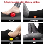 Kép 3/4 - VivaFit Tüskés masszírozó labda 7,5 cm - fekete