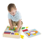 Kép 2/3 - Melissa & Doug Fa készségfejlesztő játék, Formaillesztő