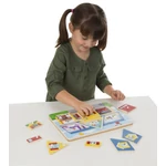 Kép 2/3 - Melissa & Doug Hangos puzzle, A ház körül