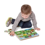 Kép 2/3 - Melissa & Doug Hangos puzzle, Old MacDonald farmja