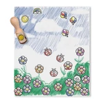 Kép 3/3 - Melissa & Doug Fa nyomda készlet ceruzákkal, nagy méretű, fogantyús