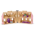 Kép 3/3 - Melissa & Doug Szétnyitható fa babaház