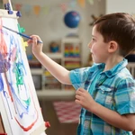 Kép 2/3 - Melissa & Doug, kreatív játék, festő, rajzoló készlet