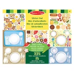 Kép 1/3 - Melissa & Doug Kreatív játék, Matrica készlet, ételkészítés