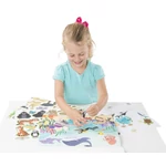 Kép 3/3 - Melissa & Doug Kreatív játék, Újrahasználható matrica készlet, élőhelyek