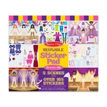Kép 1/3 - Melissa & Doug Kreatív játék, Újrahasználható matrica készlet, öltöztető
