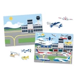 Kép 3/3 - Melissa & Doug Kreatív játék, Újrahasználható matrica készlet, járművek
