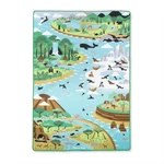 Kép 1/3 - Melissa & Doug, játszószőnyeg 200x150 cm, állatok élőhelyei
