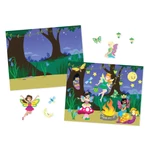 Kép 3/3 - Melissa & Doug Kreatív játék, Újrahasználható matrica készlet, tündérek