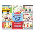 Kép 1/3 - Melissa & Doug Kreatív játék, Újrahasználható matrica készlet, város