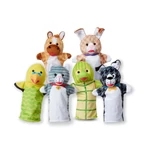 Kép 3/3 - Melissa & Doug Bábjátékok, Kézi báb, háziállatok