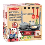 Kép 2/3 - Melissa & Doug Sütés-főzés, deluxe fa sütőkészlet